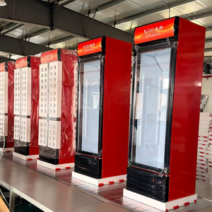 Wholesale Single Glass Door Display <b>Cooler</b> Beverage Showcase Refrigerator Commercial Upright <b>Drink</b> Fridge OEM ODM Custom Logo LC - Product Image 2