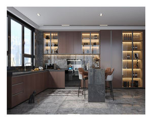 Сделано в Китае, новейший дизайн деревянного шкафа, американские кухонные двери из орехового дерева - Product Image 2