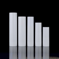 Flacon vide de luxe blanc AS sans air de 15ml, 30ml, 50ml, 80ml, 100ml, 120ml pour lotion, essence, liquide, flacon pompe à vide, flacon pulvérisateur