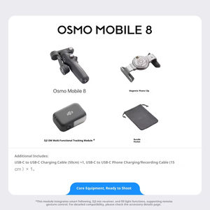 Flagship Osmo Mobile 8 <b>Gimbal</b> 3-Axis Stabilizer Apple Direct Connection Audio Lighting Low Angle Movement 360 Tracking Built-In - Product Image 4