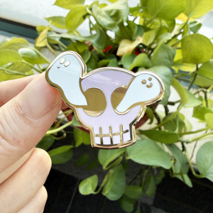 Épingles en émail personnalisées Felton, mignonnes, plaquées or, en métal, avec paillettes, épingles en émail dur pour la décoration - Product Image 3