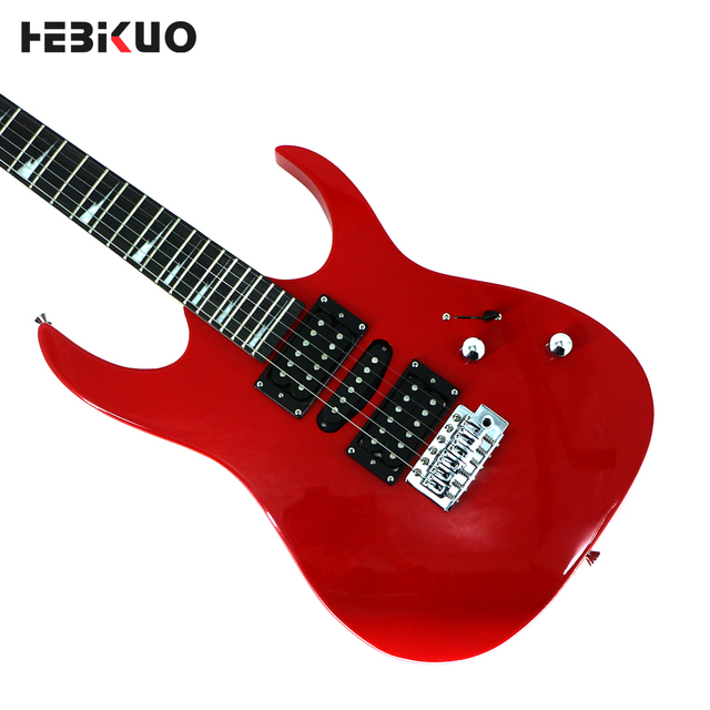HEBIKUO KG-19 Factory Professional OEM Versatile Tone Smooth Playability 6 String Electric Guitar for All Styles Instruments