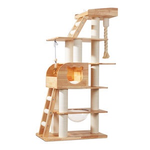 Grands arbres <span class=keywords><strong>à</strong></span> <span class=keywords><strong>chat</strong></span> durables <span class=keywords><strong>Arbre</strong></span> a <span class=keywords><strong>Chat</strong></span> Nouveau papier bois explosif et piliers d'escalade en bambou <span class=keywords><strong>hamac</strong></span> griffoir <span class=keywords><strong>pour</strong></span> <span class=keywords><strong>chat</strong></span> - Product Image 5