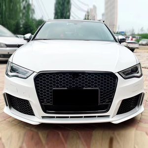 Conjunto de Parachoques Delantero para Auto A3 S3, Estilo <span class=keywords><strong>RS3</strong></span>, Kits de Carrocería con Rejilla Negra para <span class=keywords><strong>Audi</strong></span> A3 S3 8V 2013 2014 2015 <span class=keywords><strong>2016</strong></span> - Product Image 6