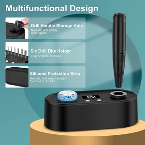 Kit de perceuse à ongles électrique professionnelle 40000 tr/min pour ongles en acrylique et gel - Product Image 3