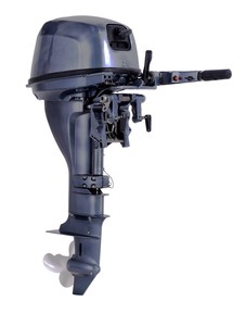 Moteur 4 temps 15 CV, moteur hors-bord à essence 4 temps 15 CV pour bateaux pneumatiques, bateaux de pêche et bateaux en aluminium - Product Image 1