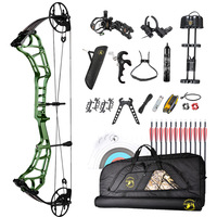 TOPOINT AECHERY Acuity 33 arc à poulies arc de chasse et flèche paquet Delux Kits d'arc de tir à l'arc CNC Riser USA Gordon Limb BCY String