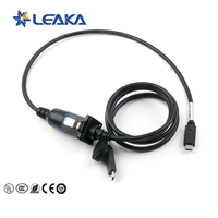 Longueur personnalisée 0.5M/1M IP67 Étanche Type C Câble d'extension de données USB Aviation Plug Stable DC pour Signal Connecteurs Produit