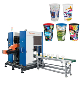 <span class=keywords><strong>Chuany</strong></span> 3D הדפסה משקה קפה חלב תה כוסות צד כניסה בצד iml ב עובש תיוג מערכת הזרקת רובוט מכונת דפוס - Product Image 1