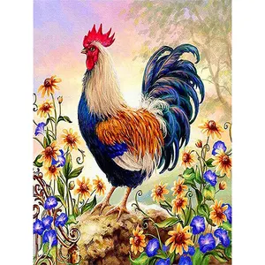 wholesale 5d diamond painting of a diamond art painting for adults diy diamond painting chicken