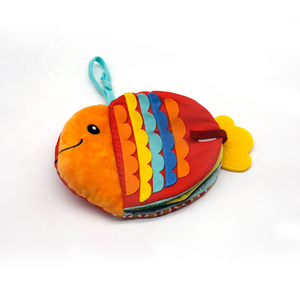Muñeca <span class=keywords><strong>de</strong></span> dibujos animados lavable suave, pez pequeño, libros <span class=keywords><strong>de</strong></span> tela para bebés, rompecabezas <span class=keywords><strong>de</strong></span> Educación Temprana, <span class=keywords><strong>libro</strong></span> <span class=keywords><strong>de</strong></span> tela para bebés - Product Image 2