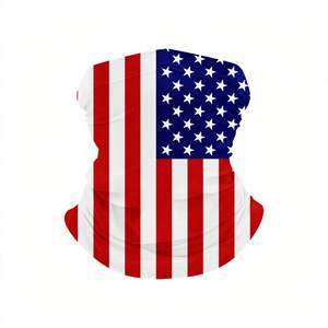 Écharpe personnalisée imprimée numériquement avec drapeau national - Cache-cou magique résistant aux UV pour le cyclisme, les sports de plein air et les événements de supporters - Product Image 2