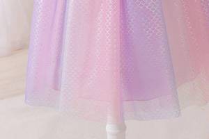 Robe de princesse sirène pour filles, robe de fée pour enfant, robe d'anniversaire pour fille - Product Image 6