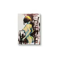 नग्न महिला लघु बाल कटवाने के साथ आधुनिक कस्टम कला के लिए कैनवास तेल चित्रकला दीवार सजावट