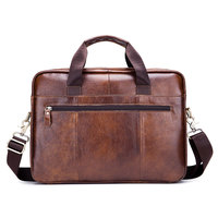 Sac à bandoulière pour homme, sac à main léger en cuir pour ordinateur portable