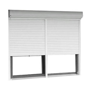 Accessori in alluminio motorizzati di sicurezza elettrica persiane avvolgibili per porte in acciaio metallico <span class=keywords><strong>finestra</strong></span> moderna per persiane 1 Set verticale più economico - Product Image 1