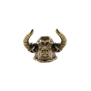 1 ud. Colgante de Latón con Cabeza de Toro Rey Demonio, Accesorio Pequeño Hecho a Mano para Bricolaje, Colgante para Coche - Product Image 2