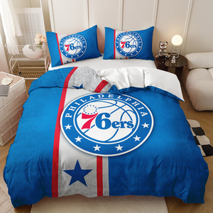 Hot Selling Factory Direct Sale 3D Duvet Cover Digital <strong>Football</strong> Printed Basketball logo <strong>Bedding</strong> Set - Product Image 5