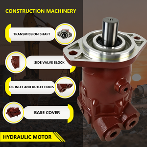 Motor de ventilador de pistón hidráulico 74315DHM OM-74315-DHM para sistema de accionamiento del ventilador de refrigeración del radiador de maquinaria de construcción - Product Image 2