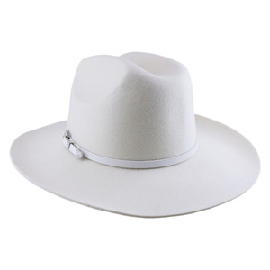 Sombreros de vaquero occidentales blancos de fieltro 100% lana australiana nuevos 2026, sombreros de vaquero y vaquera con logo personalizable, sombreros de vaquero de Texas. - Product Image 2