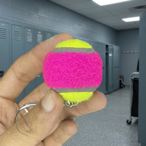 Top quality Rubber Key <b>Ring</b> Chains Padel <b>Keyring</b> Accessories Ball Present Tennis Racket Padel Rocket Keychain table tennis ball - Product Image 3