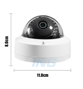 Kamera IP 1080P 2MP <span class=keywords><strong>IR</strong></span> penglihatan malam, Kamera CCTV Logam kubah tahan air IP66 - Product Image 2