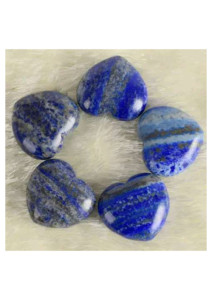 Corazones de Lapislázuli a granel para Sanación con Cristales, Meditación, Piedra del Corazón, Piedra de Bolsillo de Amor - Product Image 5