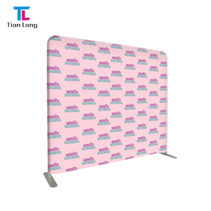 Precio de fábrica TianLang 10*8 pies Color vivo 3x3 pared trasera soporte de exhibición de tela de aluminio para grandes eventos - Product Image 1
