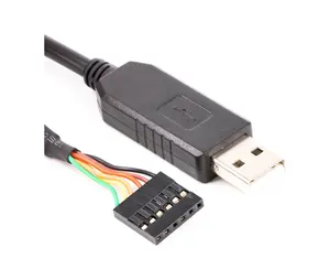 FT232RL Chip USB to 3.3v TTL UART Serial Converter Wire End Stripped Connector Flash Program Download Cable TTL-232R-3V3