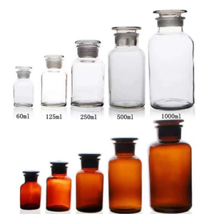 Bán Buôn Chất Lượng Cao Tinh Thể Thủy Tinh Màu Trắng 60Ml 125Ml 250Ml 500Ml 1000Ml Xi Lanh Hóa Chất Phòng Thí Nghiệm Miệng Rộng Thuốc thử Chai - Product Image 3