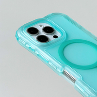 Coque de téléphone magnétique 3-en-1 givrée pour chargement sans fil, en PC rigide antichoc pour iPhone 17 16 15 14 Plus 13 12 ProMax