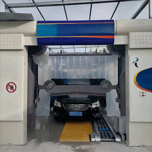 Machine de lavage de voiture électrique automatique à tunnel en acier |   Système à 9 brosses haute vitesse et sécurisé |   Pression de plus de 8 MPa | - Product Image 2