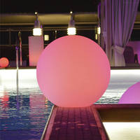 Boule lumineuse LED cinétique RGB extérieure IP65 de 50 cm, boule de levage DMX, éclairage décoratif