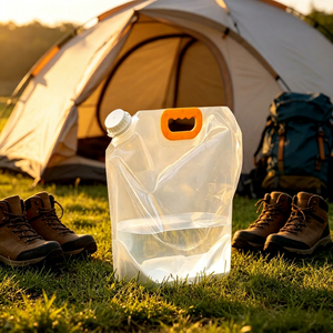 Factory Wholesale 5L 10L Custom Color Foldable Water Carrier Leakproof Heavy Duty Water Bag For Emergency - Product Image 1