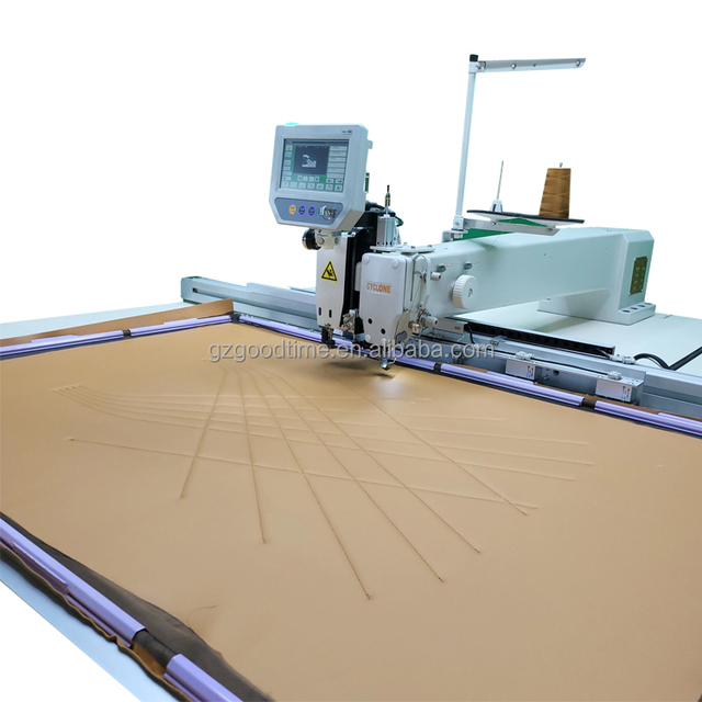 CNC Pattern Computerized Automatic Long Bed Pattern Design Template Industrial Sewing Machine