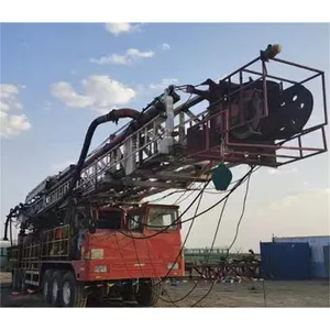 XJ650 API 800 Meters Water Well Oil Truck Mounted Drilling Rig