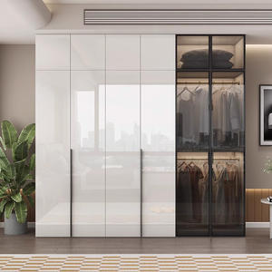 Organizador de armario de dormitorio personalizado de estilo moderno, duradero, con cajones empotrados, puerta de MDF. - Product Image 2