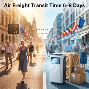Agente de Envío DDP China-Europa, Aire Acondicionado Portátil de 12000 BTU, Aire Acondicionado Vertical, Entrega Rápida + <span class=keywords><strong>Seguro</strong></span> de Envío Exprés, Soporte 24/7 - Product Image 2