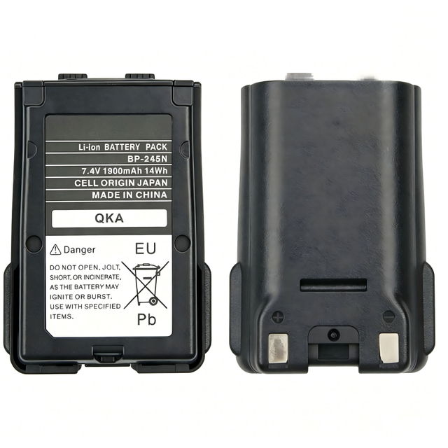 BP-245H 7.4V Li-ion Battery 2250mAh Rechargeable Replacement Walkie Talkie li-ion Battery BP-245H For IC-M73 IC-M73 Plus