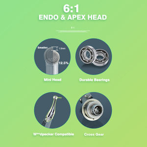 Motore endo localizzatore apicale e apice con localizzatore di apice incorporato senza fili dte handpiece - Product Image 3