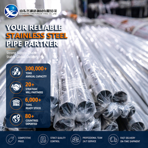 Cutting 310S 201 Pickled Welded 33.4mm 5.0mm Beveling EN 10216-5 Stainless Steel Pipe for Architecture - Product Image 1