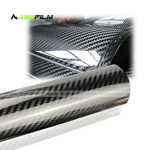 Film en Fiber de <span class=keywords><strong>carbone</strong></span> auto-adhésif PVC haute brillance 1.52x18M 3 couches 6D <span class=keywords><strong>7D</strong></span> pour voiture - Product Image 1