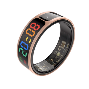 Anneau intelligent F58D <span class=keywords><strong>pour</strong></span> hommes, suivi de <span class=keywords><strong>la</strong></span> santé, fréquence cardiaque, tension <span class=keywords><strong>artérielle</strong></span>, suivi sportif, contrôle par application Android, étanche 5 ATM, 5-10 - Product Image 1