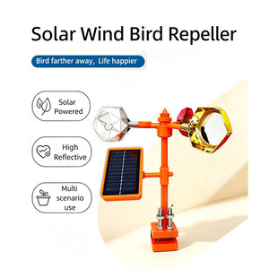 Dispositif répulsif <span class=keywords><strong>pour</strong></span> oiseaux réfléchissant <span class=keywords><strong>pour</strong></span> l'extérieur, dissuasif solaire <span class=keywords><strong>pour</strong></span> effrayer <span class=keywords><strong>les</strong></span> <span class=keywords><strong>pigeons</strong></span>, <span class=keywords><strong>les</strong></span> écureuils et autres oiseaux sauvages - Product Image 4