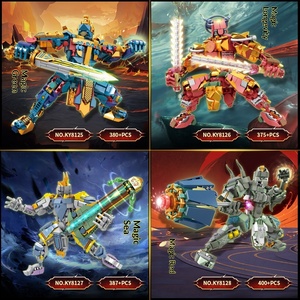 Nouveau produit Kai Zhi : Modèle de robot militaire Mo Jia en plastique ABS, blocs de construction de style national-chic, jouet éducatif à assembler, cadeau pour garçons - Product Image 4