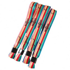 Bracelets en tissu personnalisés pour événements et festivals, bracelets tissés personnalisés - Product Image 3