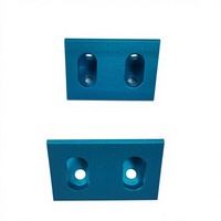 Profils en aluminium anodisé sur mesure, série Klein Blue 6000, 2020 2040, pour ligne d'assemblage industrielle, T5, rainures en T et en V