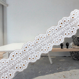 Hilo de Encaje 100% Algodón Soluble en Agua para Ropa Infantil, Manualidades, Regalos, Bolsas y Zapatos - Suministro Inmediato - Product Image 2