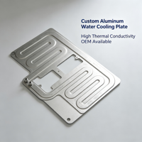 Plaque de refroidissement liquide pour batterie de véhicule à énergie nouvelle, en aluminium brasé sous vide, pour le contrôle thermique des VE