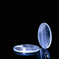 50mm Dia 300mm Focal Length K9 Optical Glass Double-sided Convex Lens for Magnifying Glass and Optical Instruments